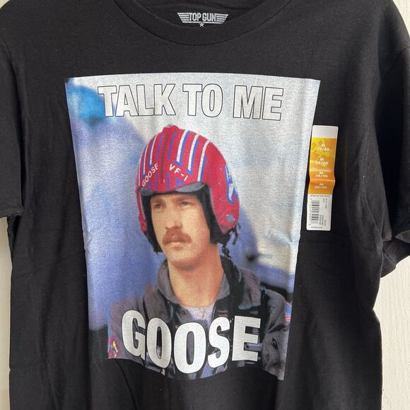 Men's  Top Gun Talk To Me Goose Graphic T-shirt Tee Size Medium - Picture 2 of 3